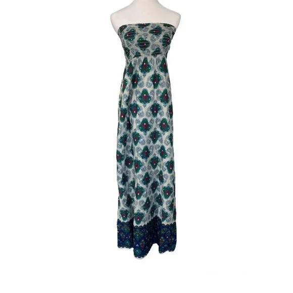 chinese dress ladies Yahir Strapless Maxi Dress | Navy | Womens main image 1